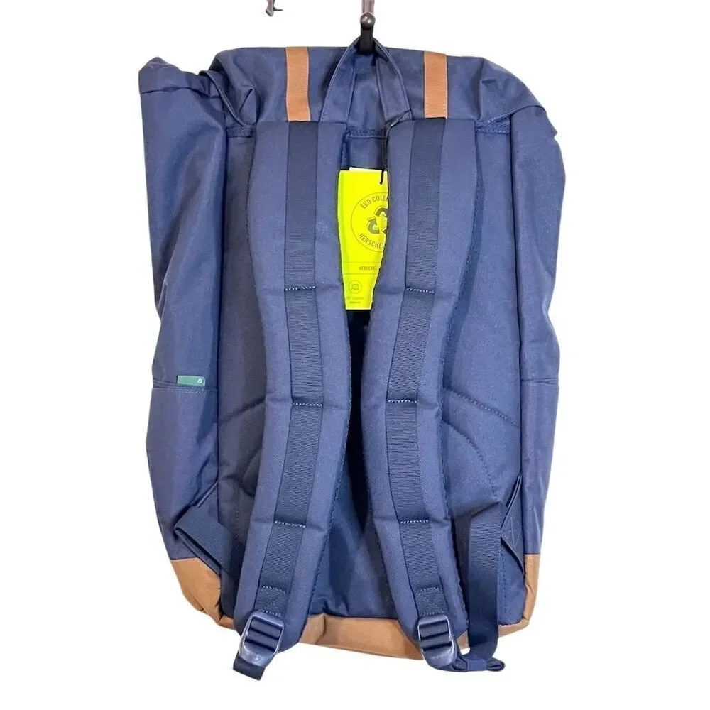 Herschel Little America Eco Collection Outdoor Backpack Blue School Unisex